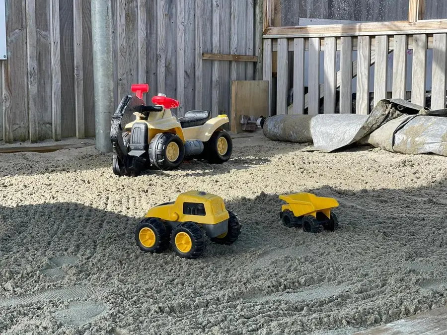 Diggers in the sand